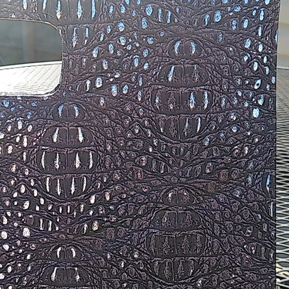 Faux crocodile clutch‎